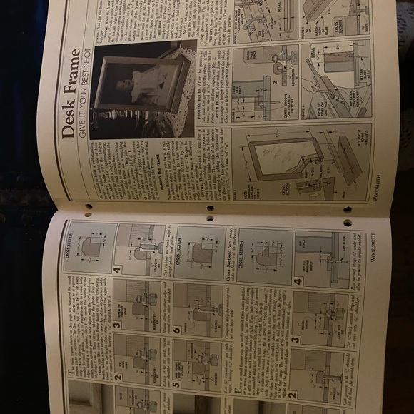 🎉5/$10🎉 Woodsmith magazine number 60 December 1988 picture frame moldings - Picture 7 of 9